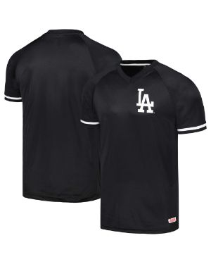 Los Angeles Dodgers Mitchell & Ness Mesh V-Neck Jersey - White/Black