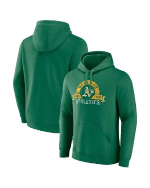 Majestic Men's Kelly Green Oakland Athletics Utility Pullover Hoodie