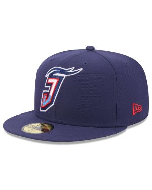 Jacksonville Jumbo Shrimp New Era Authentic Collection Team Alternate  59FIFTY Fitted Hat - Red