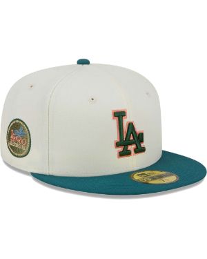 Men's New Era Light blue/navy Atlanta Braves Beach Kiss 59FIFTY Fitted Hat