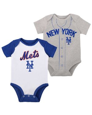 Outerstuff Newborn & Infant Orange/Royal New York Mets Pinch Hitter T-Shirt & Shorts Set