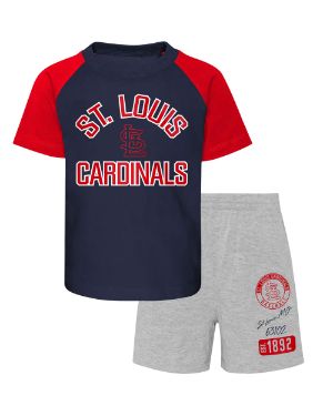 St. Louis Cardinals Newborn & Infant Red Primary Team Logo Bodysuit