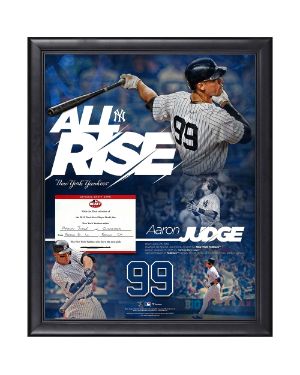 Black and white design aaron judge all rise apparel shirt