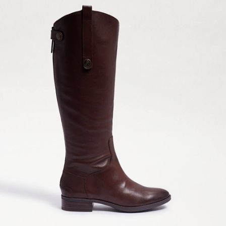 penny leather riding boot