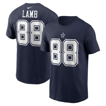 Men's Nike CeeDee Lamb Navy Dallas Cowboys