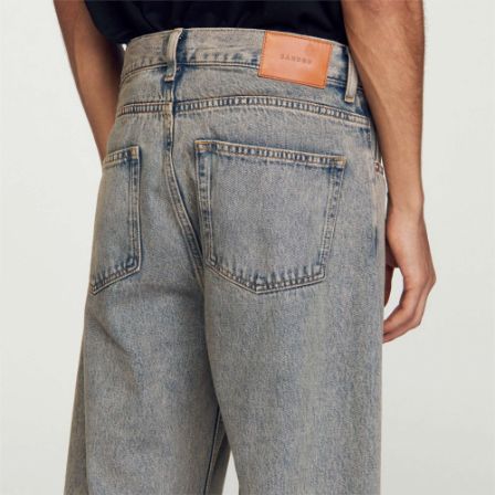 Faded baggy jeans