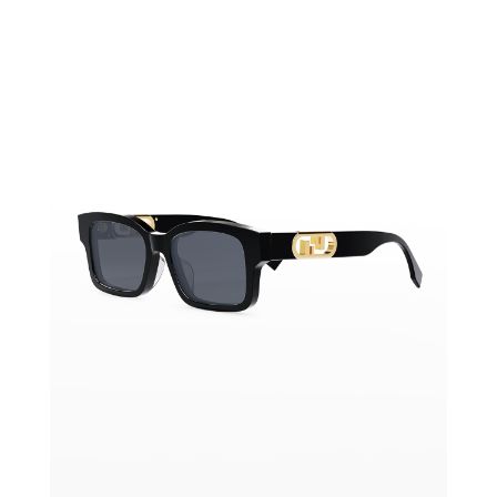 Fendi Women's Cutout Rectangle Sunglasses