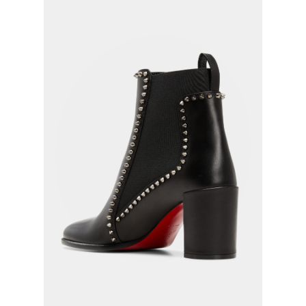 Christian Louboutin Out Lina Spike Red Sole Ankle Boots