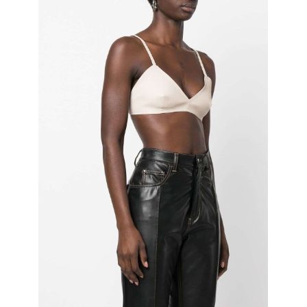 Leather Cropped Tank Top