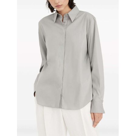 Brunello Cucinelli spread-collar Cotton Dress Shirt - Farfetch