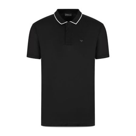 Emporio Armani Quarter Zip Polo Shirt | ShopRunner