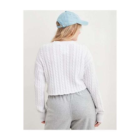 Aerie Mini Cable Cropped Sweater