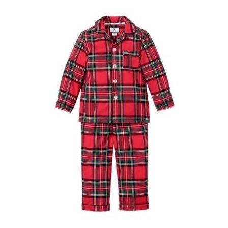 Men's Flannel Pajama Set in Green Gingham – Petite Plume