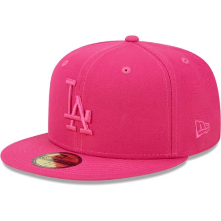 Men's Los Angeles Dodgers New Era Red Fashion Color Basic 59FIFTY Fitted Hat