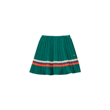 Girl's Striped Pleated Woven Skirt, Size 2-13 | ShopRunner