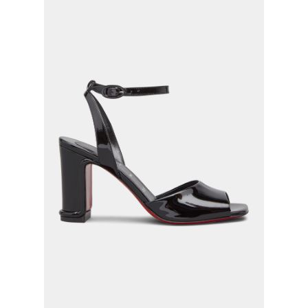Christian Louboutin Amalili Patent Red Sole Ankle-Strap Sandals - Bergdorf  Goodman