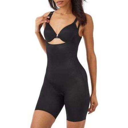 Spanx Thinstincts 2.0 Open Bust Mid Thigh Bo