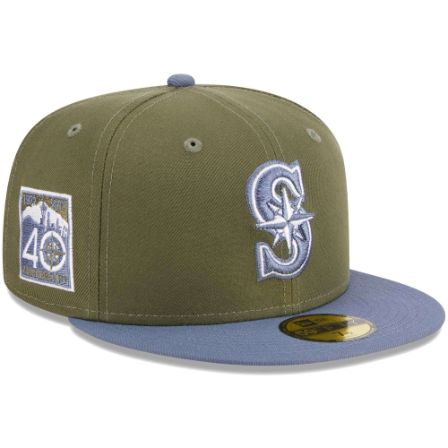 Men's New Era Brown Seattle Mariners Color Pack 59FIFTY Fitted Hat