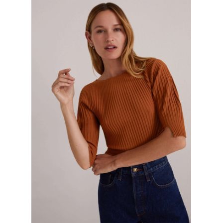 Helen Ribbed Top