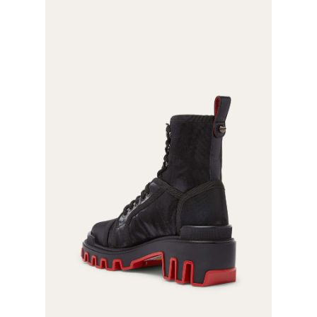 Christian Louboutin Janetta Red Sole Spike Leather Biker Boots in 2023