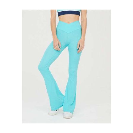 Shop OFFLINE By Aerie Real Me High Waisted Crossover Flare Legging