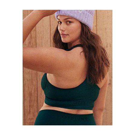 OFFLINE By Aerie Seamless Waffle High Neck S