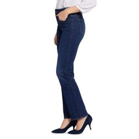 Marilyn Straight Jeans With High Rise - Rendezvous Blue