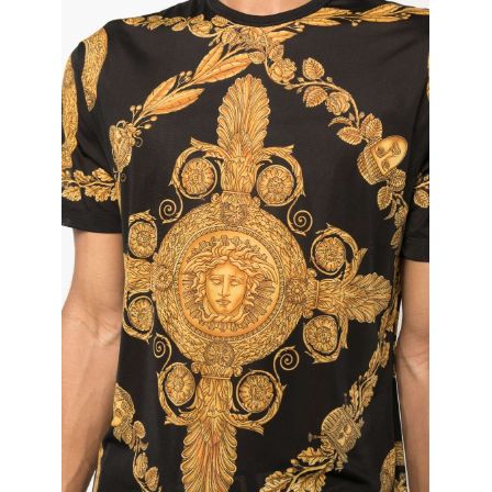 Maschera Baroque-print T-shirt, FARFETCH