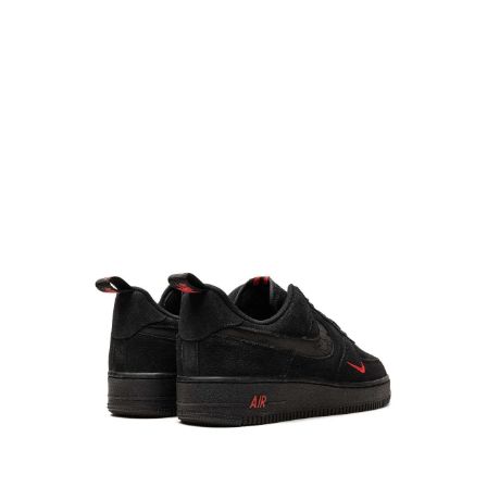 Nike Air Force 1 Low Multi-Swoosh Black Crimson