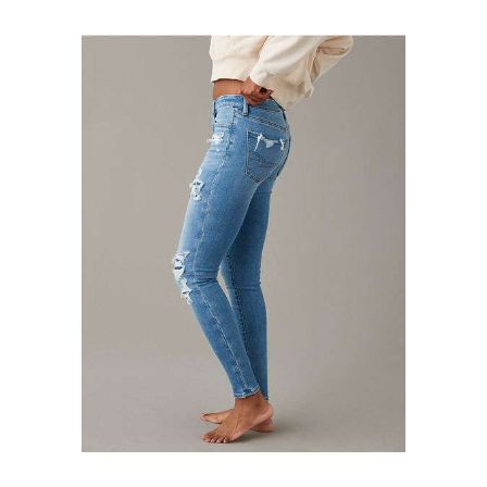 AE Next Level Patched Low-Rise Jegging  Women jeans, Distressed jeans,  Clothes