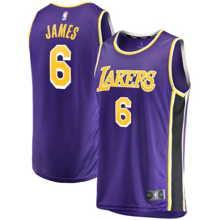 Youth Nike LeBron James Purple Los Angeles Lakers 2021/22 Swingman