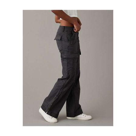 AE Snappy Stretch Low-Rise Baggy Flare Cargo