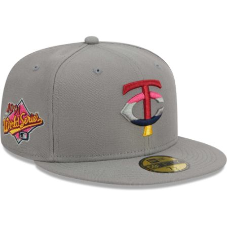 Minnesota Twins Mitchell & Ness Cooperstown Collection Evergreen Snapback  Hat - Navy