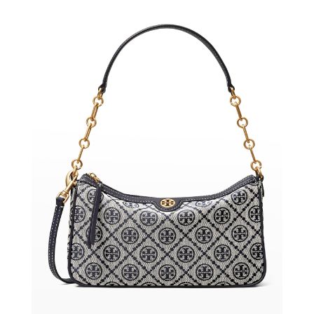 T Monogram Jacquard Travel Pouch: Women's Handbags, Mini Bags