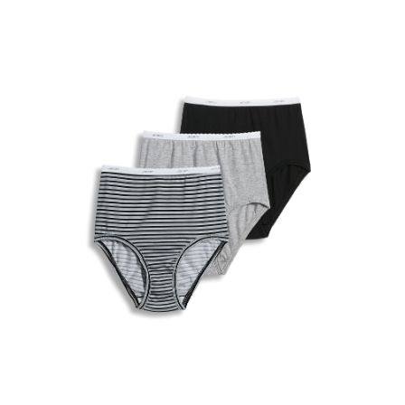 Jockey Men's Underwear Classic Low Rise Brief - 3 Pack, Black