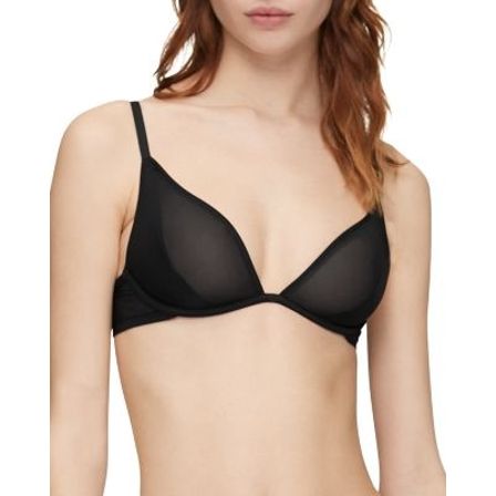 Calvin Klein Sheer Marquisette Unlined Plung